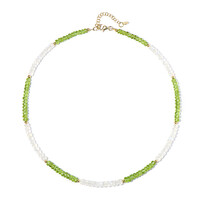 Collana in argento con Pietra di Luna Arcobaleno