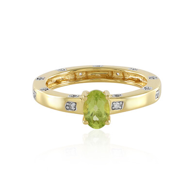 Anello in argento con Peridoto