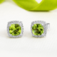 Orecchini in argento con Peridoto