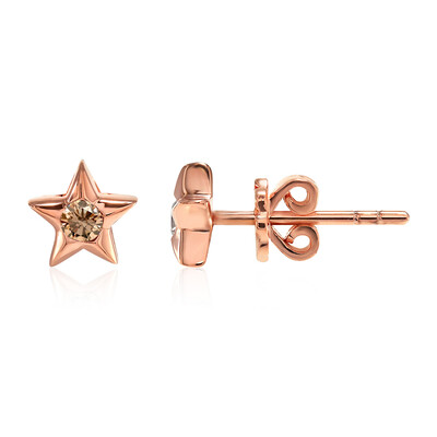 Orecchini in oro con Diamante Rose de France SI1 di Argyle (Annette)