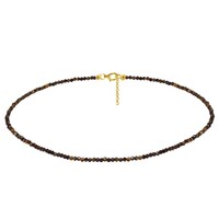 Collana in argento con Occhio di Tigre
