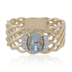 Anello in oro con Acquamarina (La Revelle)