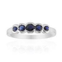 Anello in argento con Zaffiro Blu