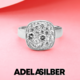 Anello in argento con Zircone (Adela Silber)
