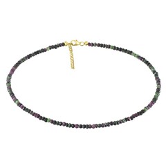 Collana in argento con Rubino Zoisite