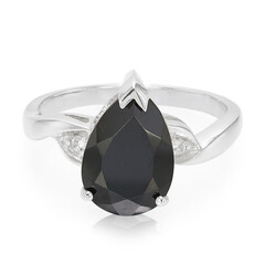 Anello in argento con Spinello Nero
