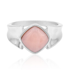 Anello in argento con Opale Rosa