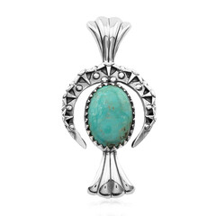 Ciondolo in argento con Turchese Verde (Desert Chic)