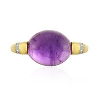 Anello in argento con Ametista Zambiana