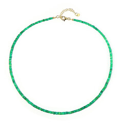 Collana in argento con Opale Verde dell'Etiopia
