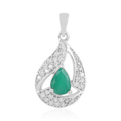 Ciondolo in argento con Smeraldo Socoto