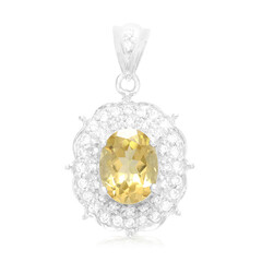 Ciondolo in argento con Quarzo Champagne