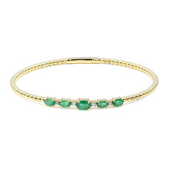 Bracciale in oro con Smeraldo Zambia AAA (CIRARI)