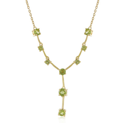 Collana in argento con Peridoto