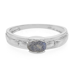 Anello da uomo in argento con Labradorite