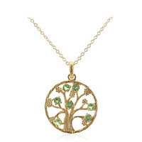 Collana in argento con Tsavorite