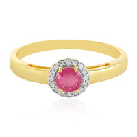 Anello in argento con Zaffiro Rosa del Madagascar