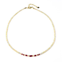 Collana in argento con Opale di Welo