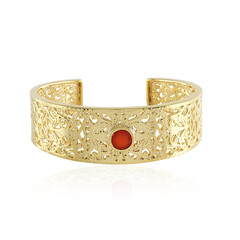 Bracciale in ottone con Onice Rossa (Juwelo Style)