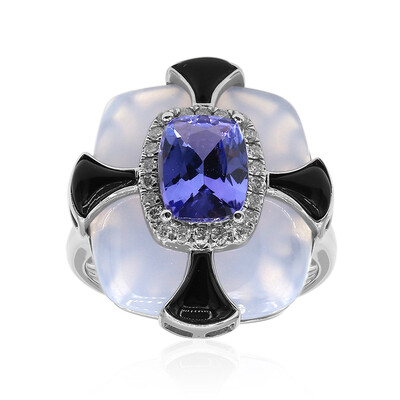 Anello in oro con Tanzanite AAA (CIRARI)