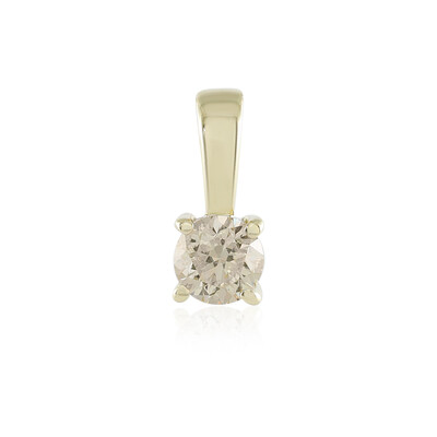 Ciondolo in oro con Diamante Cioccolato I2