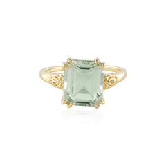 Anello in argento con Ametista Verde