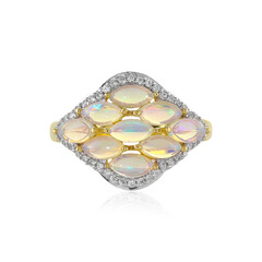 Anello in argento con Opale di Welo