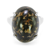 Anello in argento con Opale Leopardo
