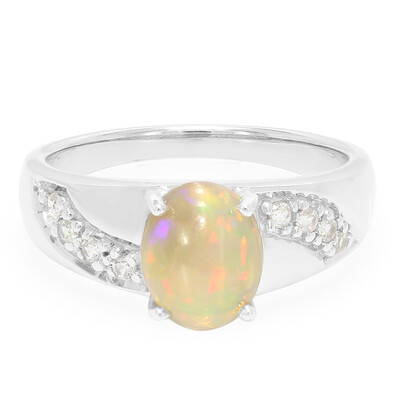 Anello in argento con Opale Kalimaya