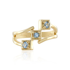 Anello in argento con Acquamarina Santa Maria