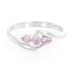 Anello da uomo in argento con Zaffiro Ceylon Porpora (non riscaldato)