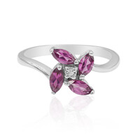 Anello in argento con Rodolite