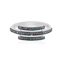 Anello in oro con Diamante Blu I2 (KM by Juwelo)