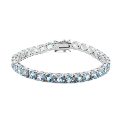 Bracciale in argento con Topazio Blu Cielo