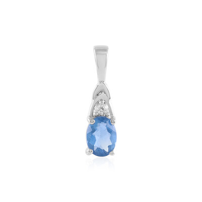 Ciondolo in argento con Fluorite Cangiante