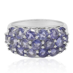 Anello in argento con Iolite