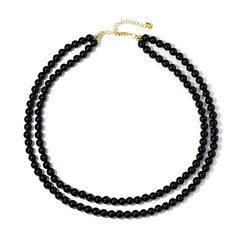 Collana in argento con Tormalina Nera