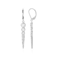 Orecchini in argento con Quarzo Bianco