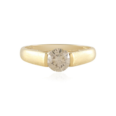 Anello in oro con Diamante Champagne I1 (de Melo)