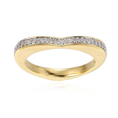 Anello in ottone con Diamante I3 (I) (Juwelo Style)