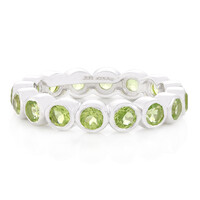 Anello in argento con Peridoto