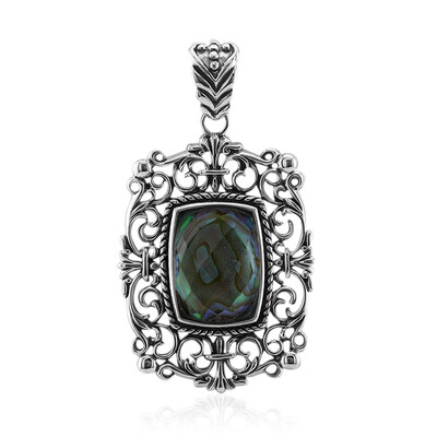 Ciondolo in argento con Quarzo Bianco (Art of Nature)