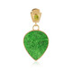 Ciondolo in argento con Uvarovite