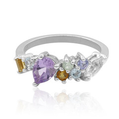 Anello in argento con Ametista Boliviana