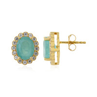 Orecchini in argento con Grandidierite