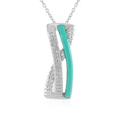 Collana in argento con Diamante I3 (J)