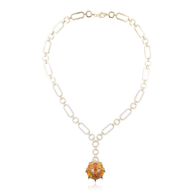 Collana in oro con Sfalerite (AMAYANI)