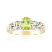 Anello in oro con Sfene Capelinha