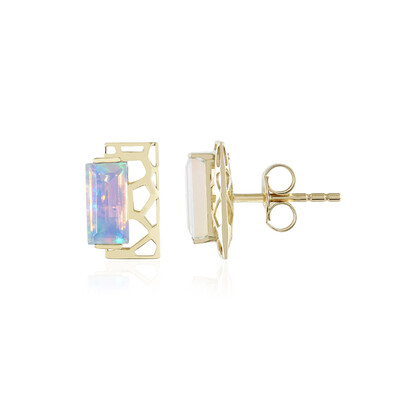 Orecchini in oro con Opale di Welo AAA (Ornaments by de Melo)