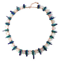 Collana in argento con Ematite Rosa